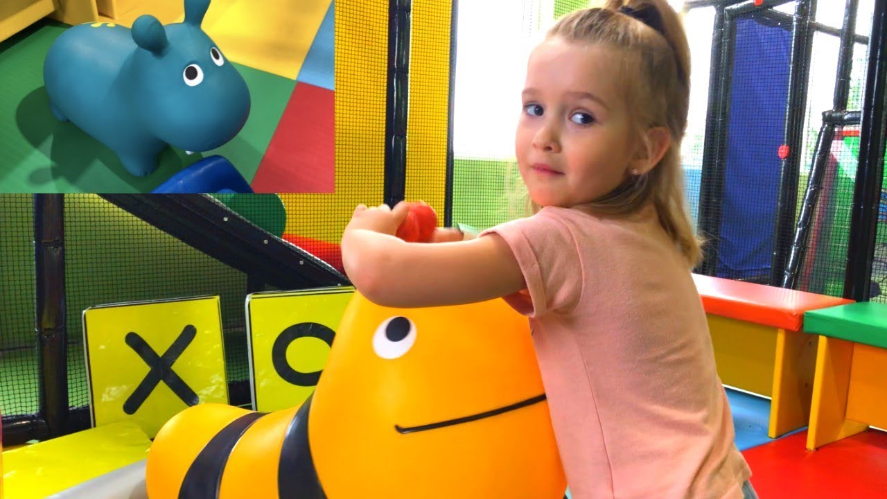 Kid plays in indoor Playground for Kids and Family Play Area at Flippo’s | Play With Me - Keira Show