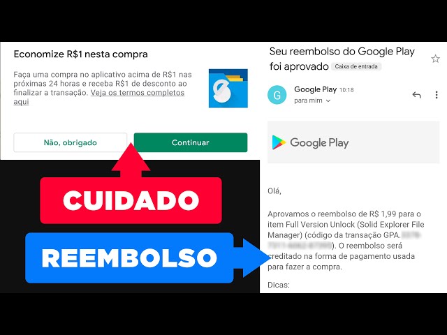 Cuidado com recompensas da Google Play Store - Como pedir reembolso Google  Play Store 2021 