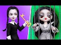 ¡Nunca Eres Grande para las Muñecas! 9 DIYs de la Familia Addams para Barbie y LOL