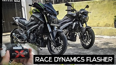 Race Dynamics Flasher || FLASHX || In Bajaj Dominar 400 2018/19 version || Installation