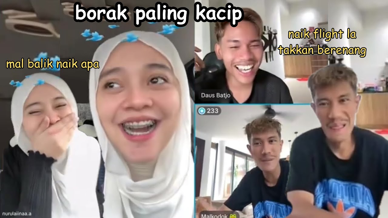 borak kacip⁉️ | mal,aina,dan daus