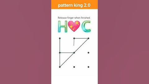 H💖C pattern lock || Tere Vaste song #viral #style #pattern #Youtube #shorts