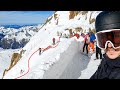 Ohne helm gefhrlichste skipiste der alpen le tunnel 70 alpe dhuez