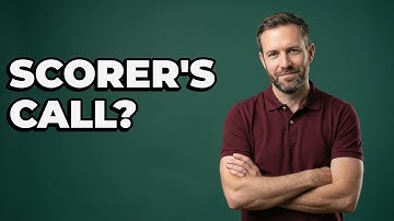 Are Baseball Errors Decided By The Official Scorer?