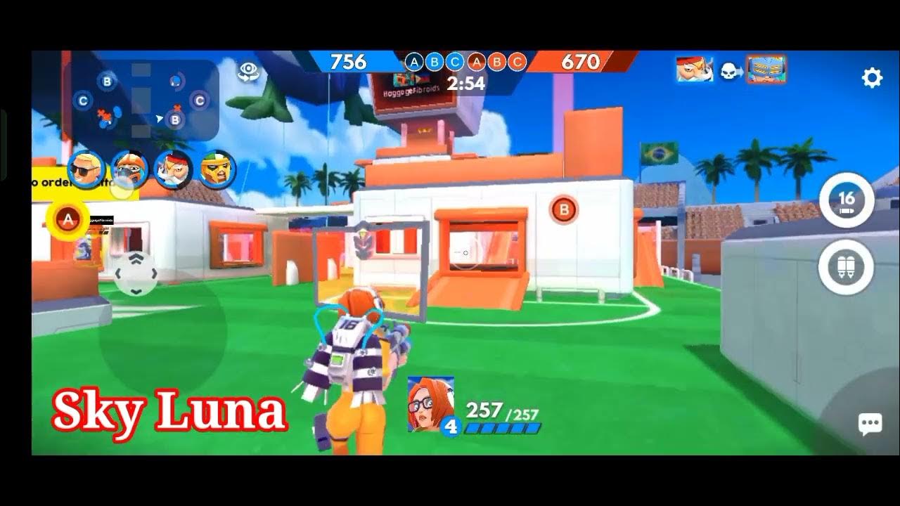 shooting frags games gaming Sky luna YouTube