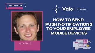 Valo #QuickTips #35 - How to Send Mobile Push Notifications from Valo Intranet screenshot 2