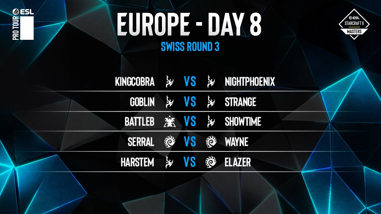 [ESL SC2 Masters Summer] EU Regionals День 8 !сетка YouTube