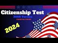 NEW! 100 Civics Questions and Answers (One &amp; Easy Answers) for US Citizenship Interview 2024