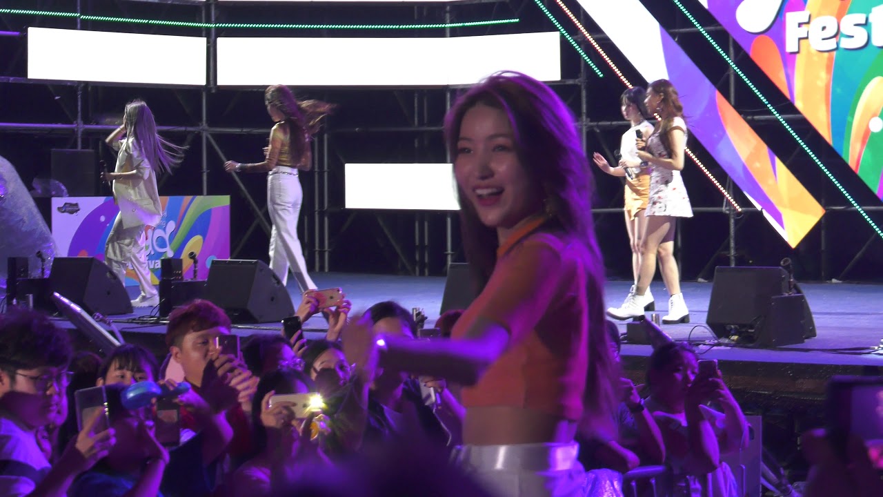 [4k] 190723 여자친구(GFRIEND) 제22회 보령머드축제 Full 직캠 Fancam [Boryeong Mud Festival] by BuddySound