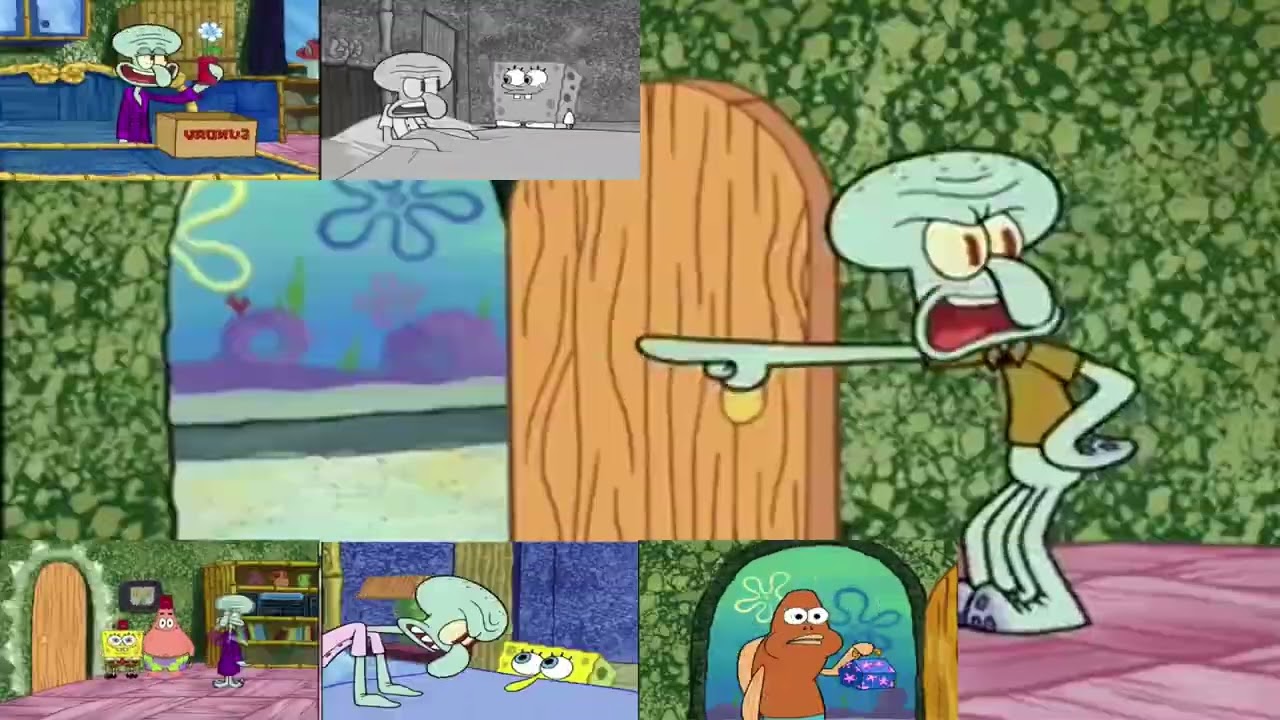 (Squidward) - Alright you two… OUUUUUUUT - Sparta Gamma Remix (ft. SpongeBob)
