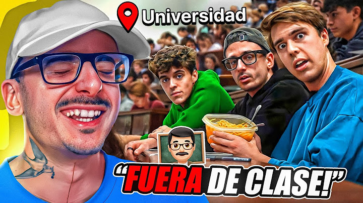 mi primer día en la universidad.