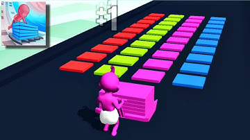 Stack Colors : All Levels Gameplay ios-android (Levels 49-51)