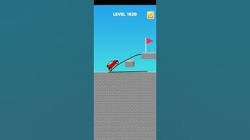 Draw Bridge puzzle level 1620 #game #gameplay #gaming #games #draw #trending #drawing #short #shorts