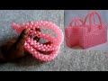 Beaded bag handle || Creating and attaching handle to your beaded bag
