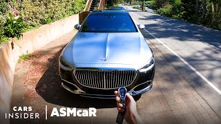 Driving A Mercedes-Maybach S-Class And Pushing Every Button | POV ASMR