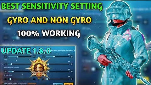 BEST SENSITIVITY SETTING 1.8.0 GYRO AND NON GYRO 100% WORKING.