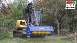 Mecalac 8MCR & VM1500 Auger Torque Mulcher (Audio on) by NCD EQUIPMENT 59,444 views 3 years ago 4 minutes, 43 seconds