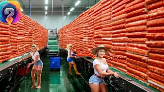 картинка: Как МИЛЛИОНЫ тонн крабовых палочек  производят— уникальные кадры с производства!