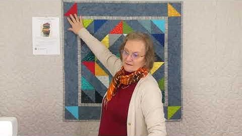 Fat Quarter idea projects - Project 05 - Half Square Quilt