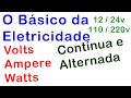 Conceitos Básicos de Eletricidade para o seu Motorhome