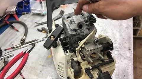 2 stroke Piston to Cylinder Squish Clearance using Solder