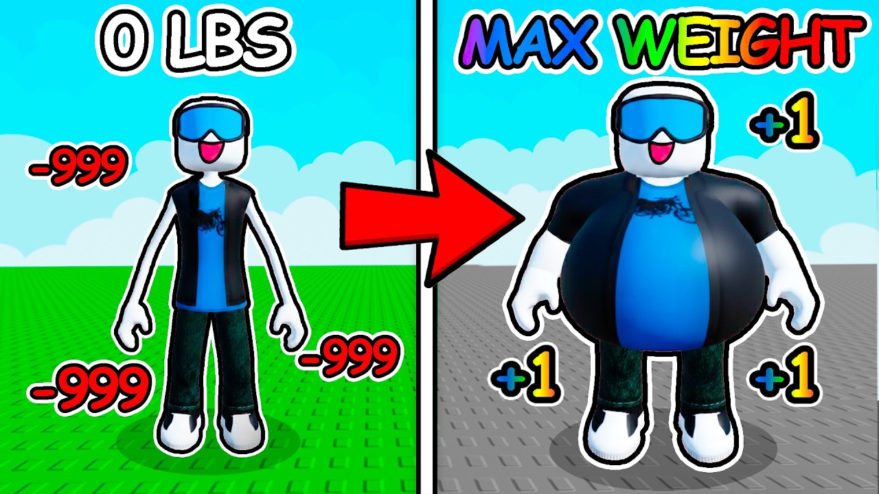 GETTING FATTER EVERY STEP IN ROBLOX