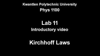 Richmond Phys 1100 Lab 11 Intro
