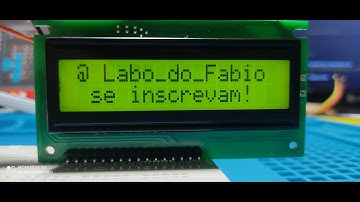Como fazer um display  LCD 1602  piscar com frases e caracteres!