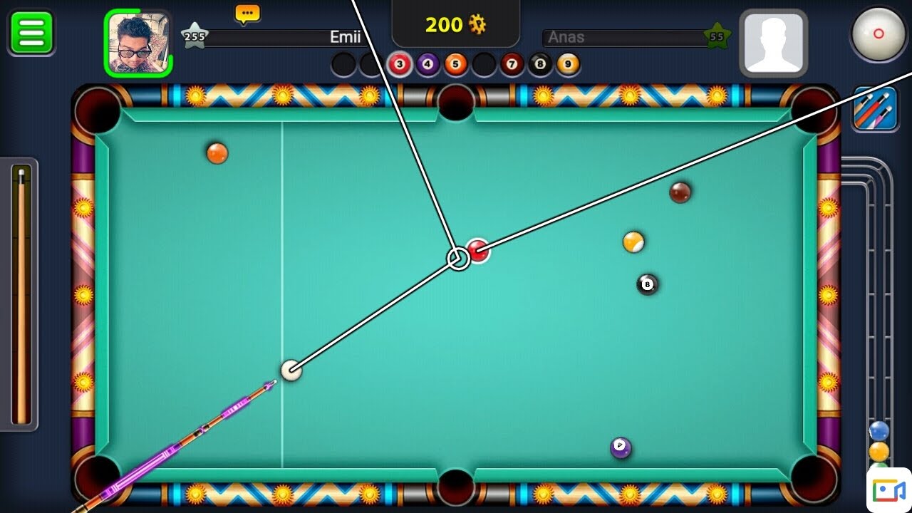 Part 2 How to hack 8ball pool || how to increase cue aim in 8ball pool - 