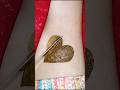 ❤️✨heart broken henna tattoo design 💔💖