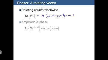 Lecture 11 Phasor notation (sinusoids)