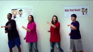 Kids encouraging you to knock out temptation