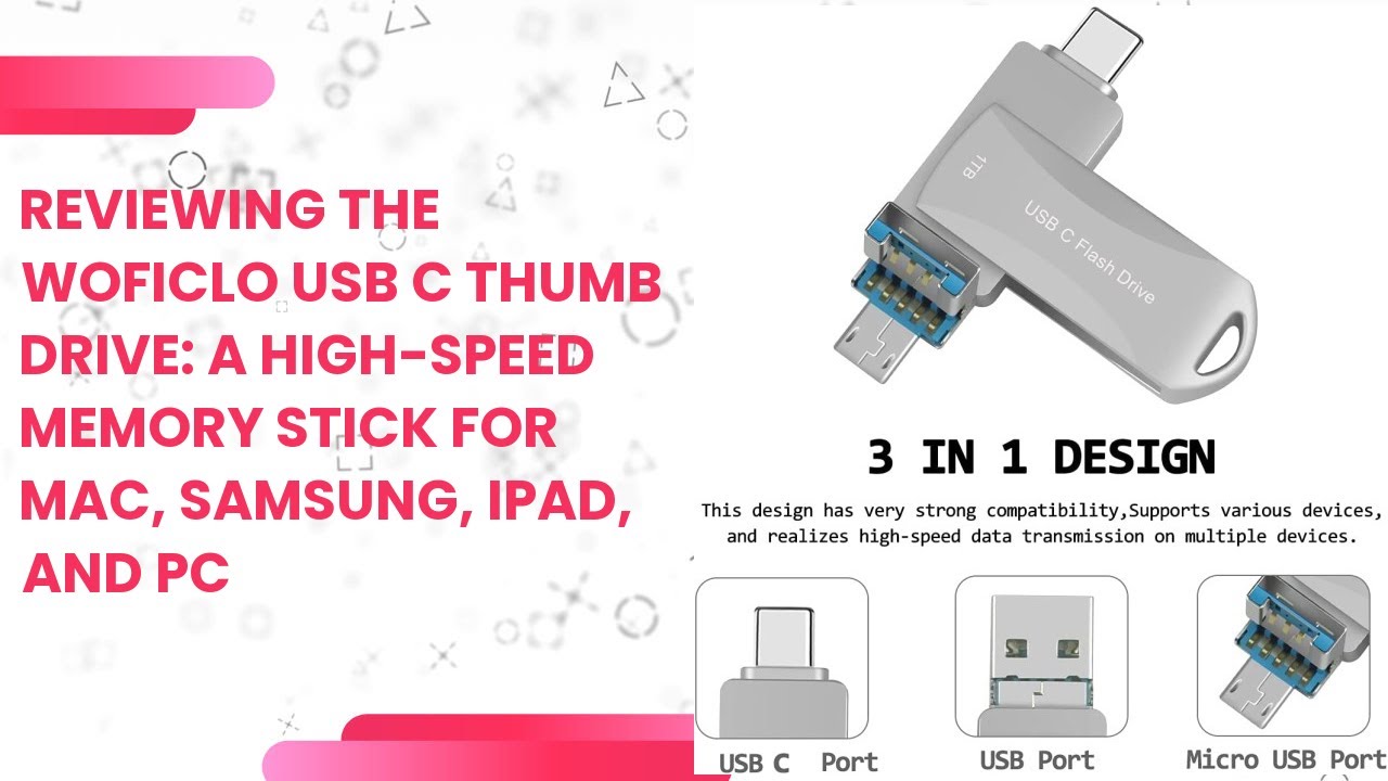 Reviewing the WOFICLO USB C Thumb Drive: A High-Speed Memory Stick