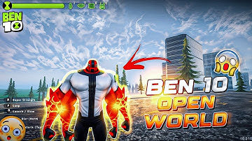 The coolest Ben 10 Fanmade open world game!!🤯(All alien unlocked)😱