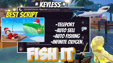 Fish It Script NO KEY 🐟 | Auto Fishing, Infinite Oxygen & More | Roblox Fish It