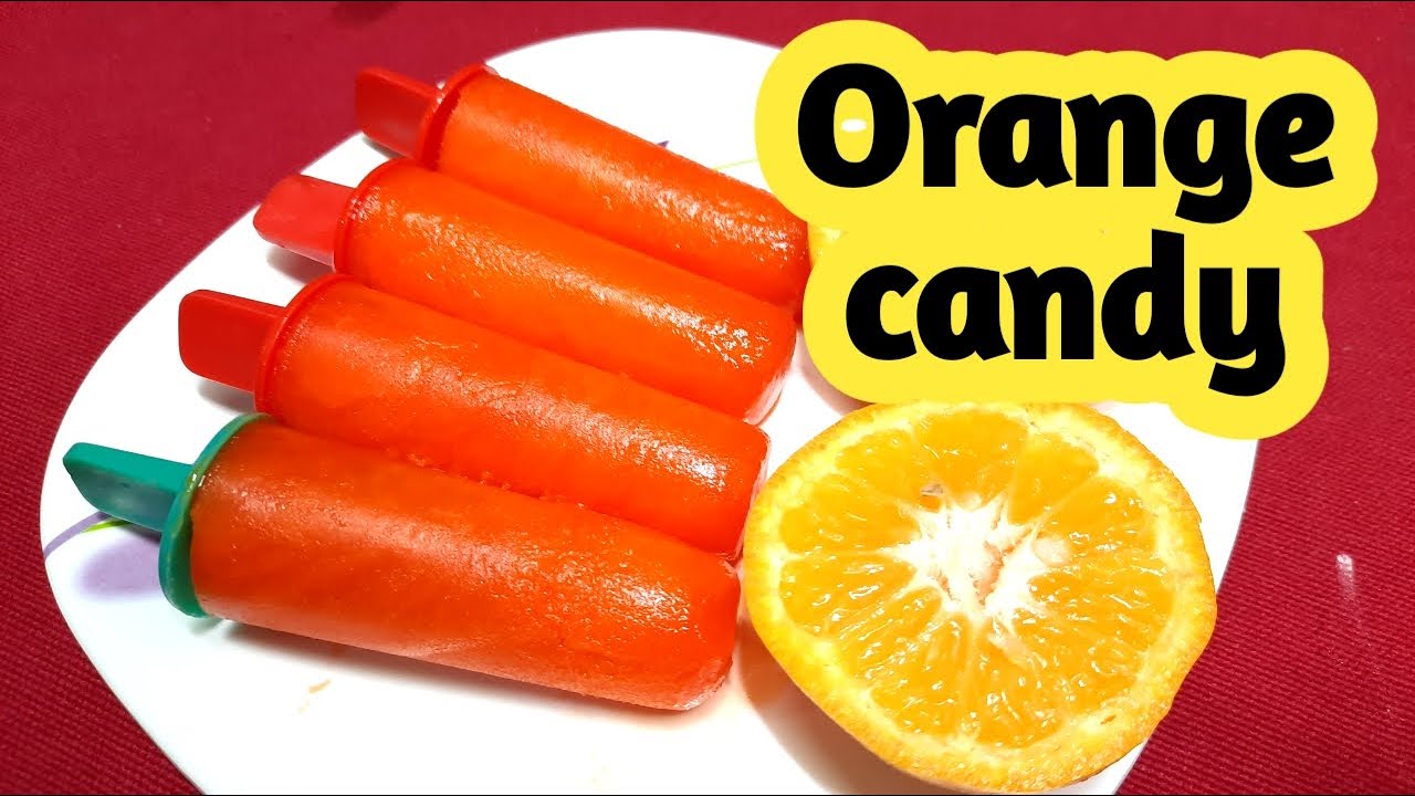 Orange candy ice cream from orange how to make orange ice cream संतरे से बनाये ऑरेंज