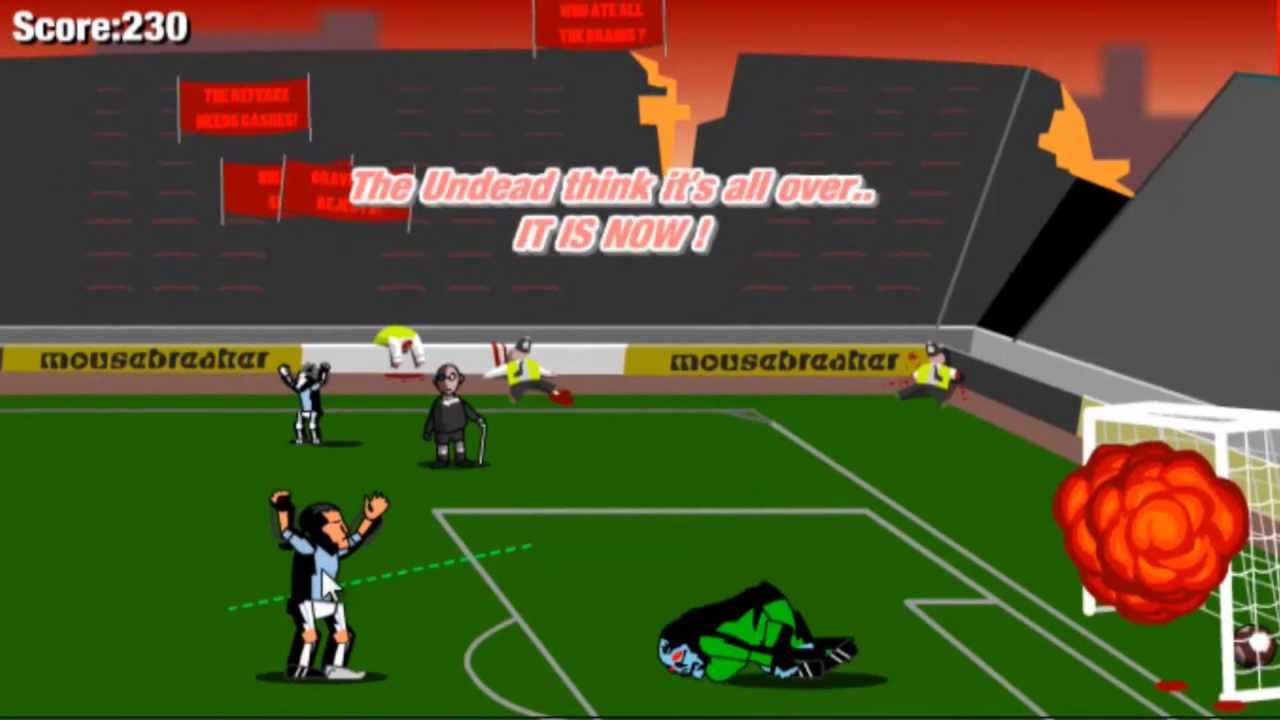 Online games:Death penalty zombie football - YouTube