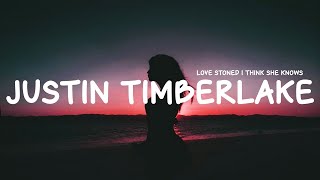 Justin Timberlake - LoveStoned I Think She Knows (Lyrics) Resimi