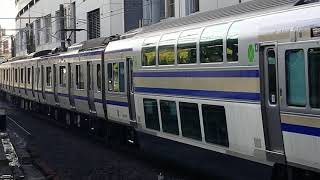 E235系1000番台横クラF-06編成+横クラJ-13編成横浜駅高速進入