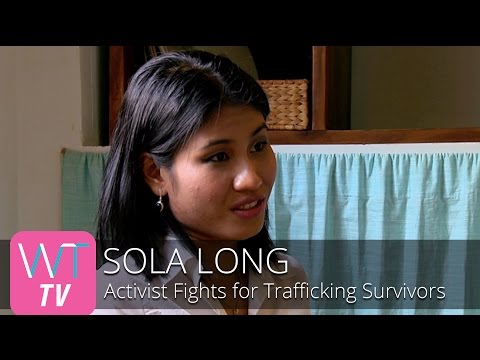 Young Cambodian woman fights for trafficking survivors
