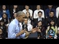 Tổng thống Obama giao lưu, tạo ấn tượng mạnh với giới trẻ Việt Nam