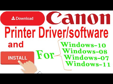 How to download Canon printer Driver