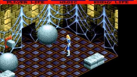 Light Crusader - Floor 4 - Freeing the Trapped Townsman - Boulder Boulder and Push Button