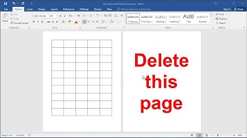 How to delete annoying blank page after a table in Word: Get rid of the blank page after a table