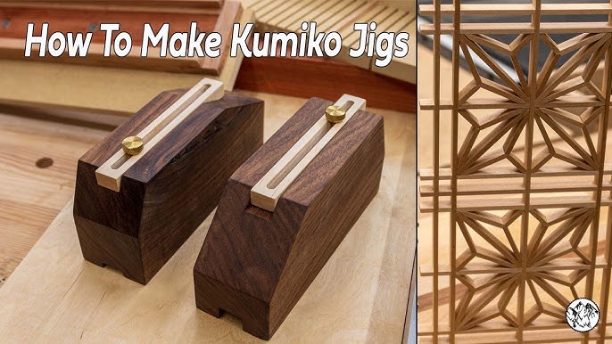 Kumiko Starter Kit Tortoise Pattern woodworking Jigs for Japanese  Latticework 