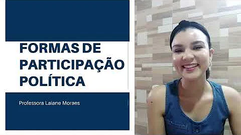 Quais as formas de participação popular você conhece?