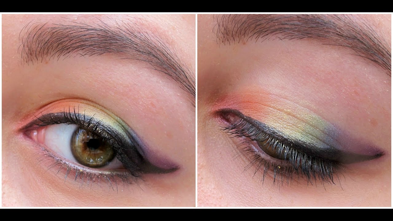 Maquillaje Arco Iris simple // Rainbow Make Up simple - YouTube