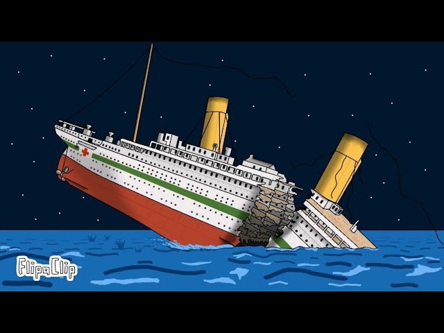 HMHS TITANIC sinking 🚢⚓ FlipaClip class=