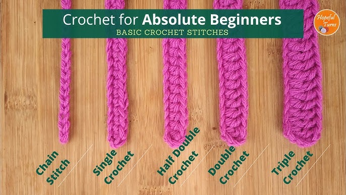 how-to-crochet-for-absolute-beginners-basic-crochet-stitches-youtube for Free Printable Crochet Stitches Guide How to Crochet For ABSOLUTE BEGINNERS: Basic crochet stitches - YouTube for Free Printable Crochet Stitches Guide