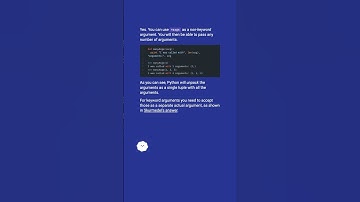 Can a variable number of arguments be passed to a function? #shorts